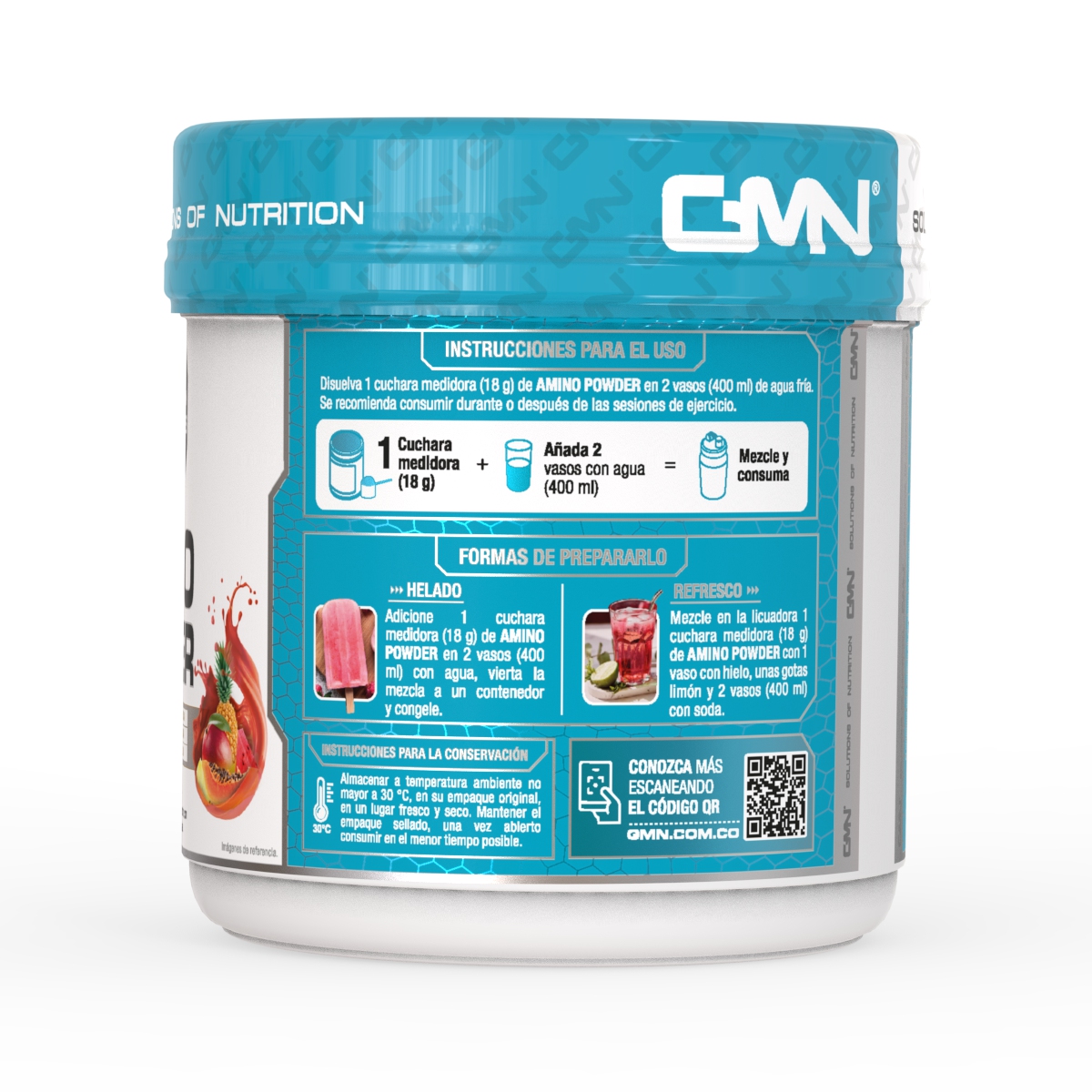 BCAA Amino Powder GMN 200g - Image 2