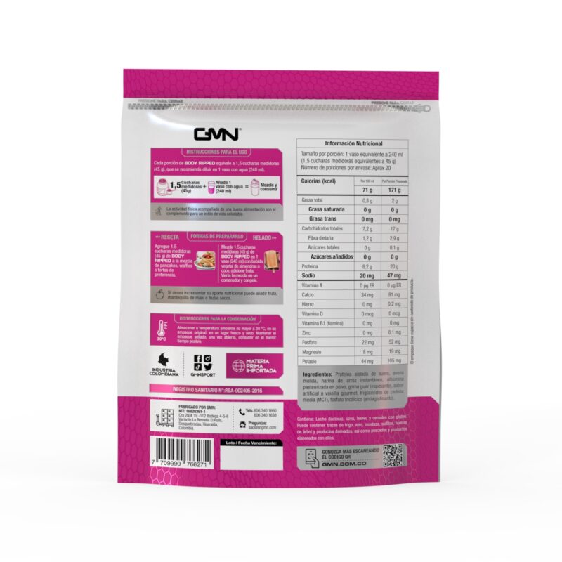Proteina isolate Body Ripped GMN 2 LB - Image 2