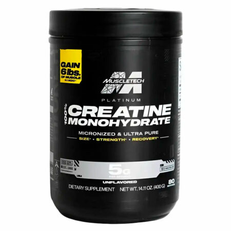 Creatina monohidratada Platinum 100% Muscletech 80 Servicios