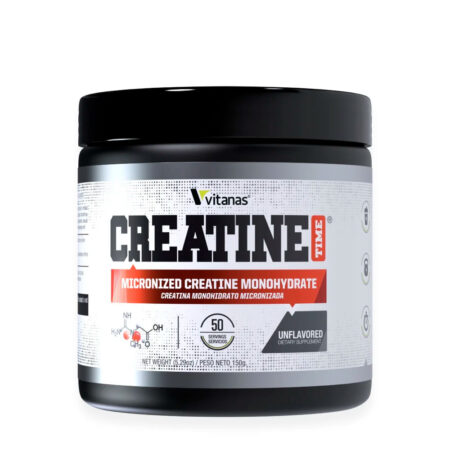 Creatina monohidratada Time Vitanas 50 Servicios