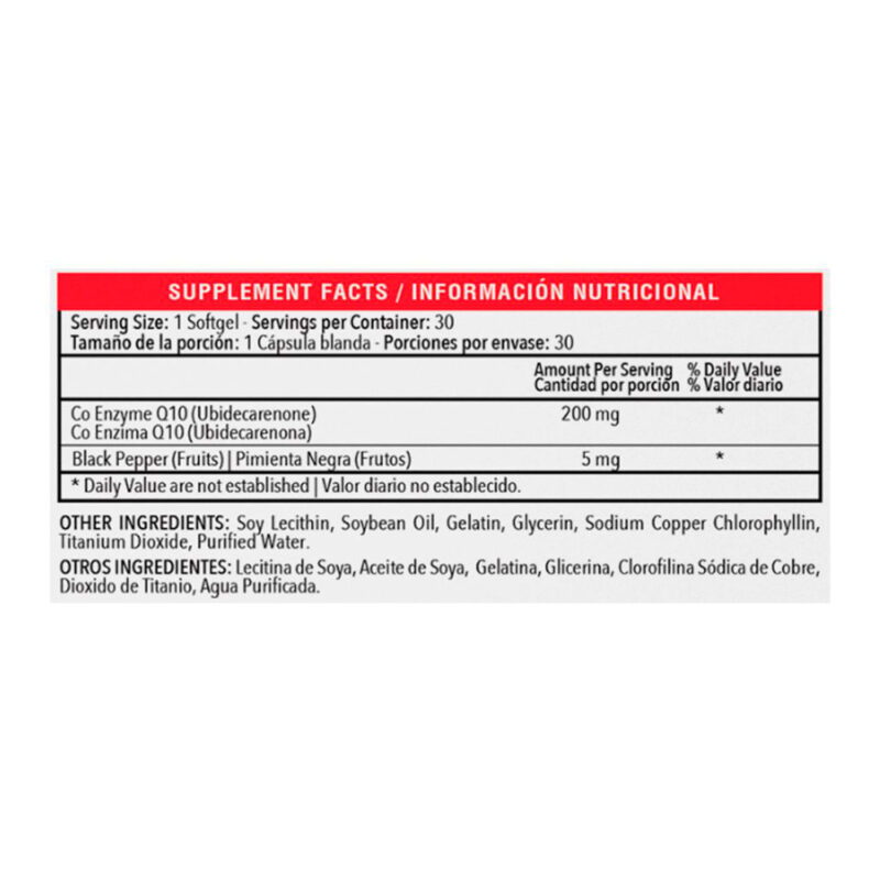 Vitamina CoQ-10 BioPerine 30 sachets - Image 2