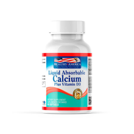 Vitamina Liquid Absorbable Calcium con Vitamina D3 60 softgels