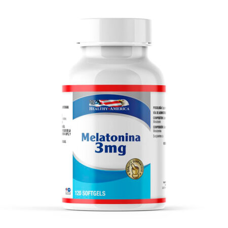 Vitamina Melatonina Healthy America 120 Capsulas
