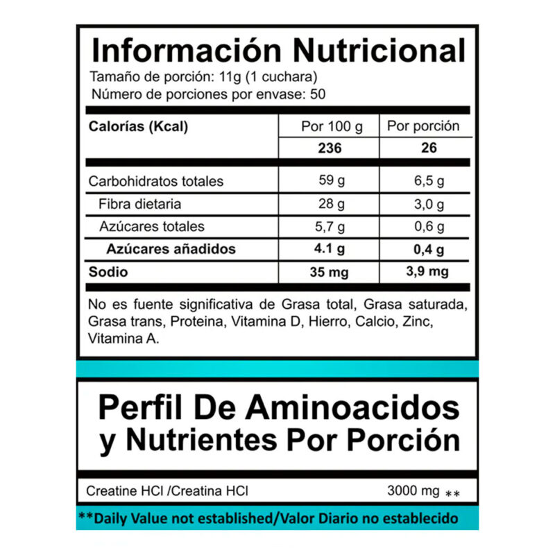 Creatina HCL Legacy ProScience 50 Servicios - Image 2