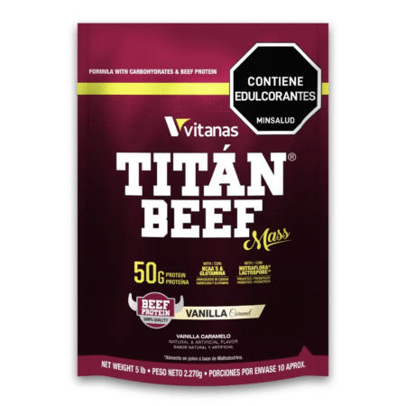 Gainer TITÁN Beef Mass Vitanas 5LB